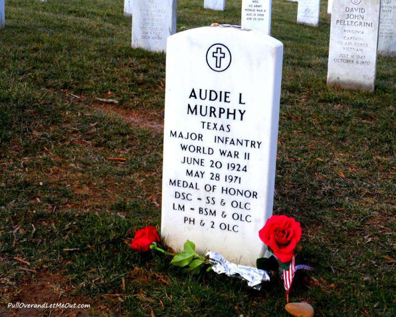 Tombstone for Audie Murphy