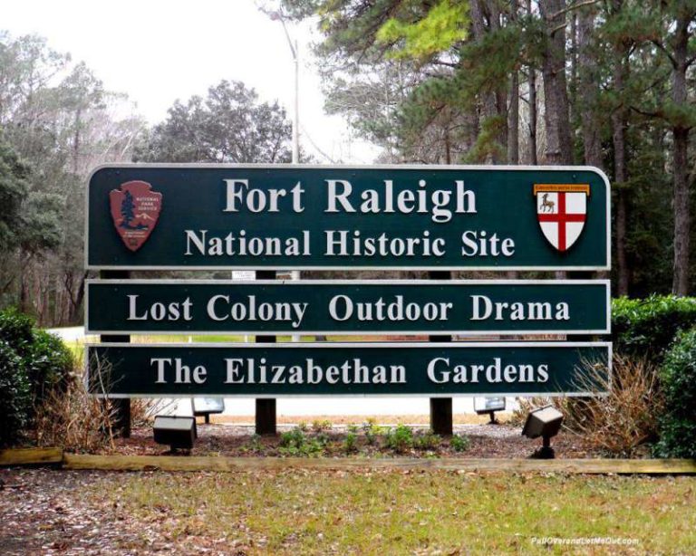 sign at Fort Raleigh National Historic Site