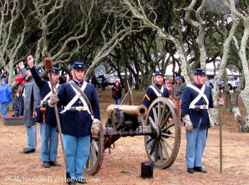 Civil War reenacters