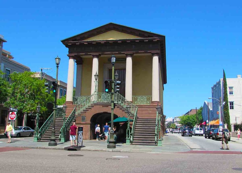 Exterior of the City Market in Charleston SC