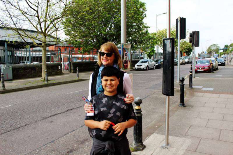 Mom and Connor in Cork