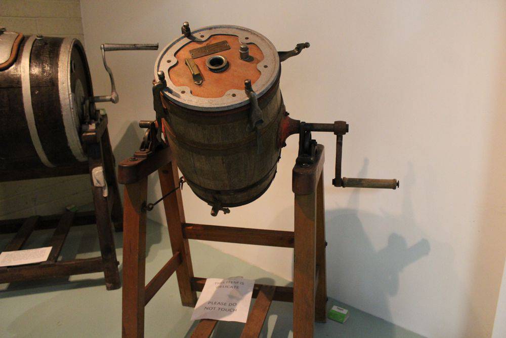 churn at Cork Butter Museum