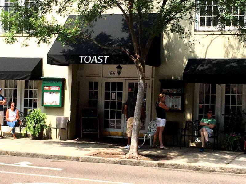 Street view of Toast! 155 Meeting Street