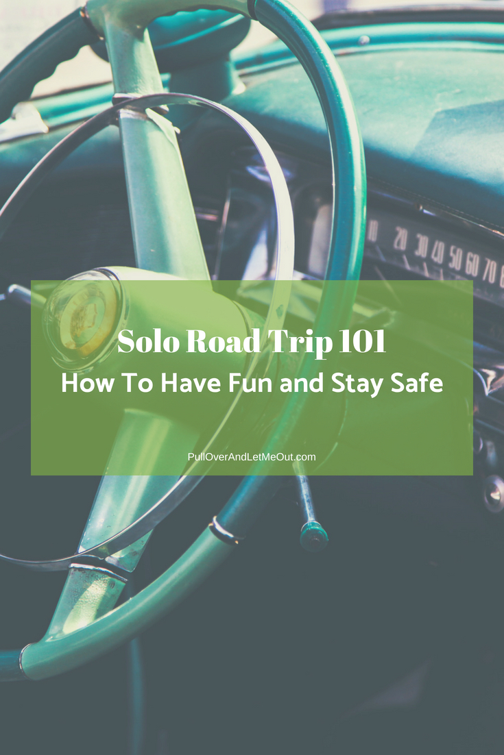 Solo Road Trip 101 PullOverAndLetMeOut pin