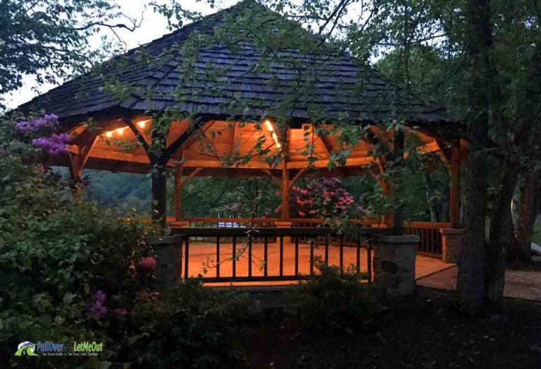 Dirty Dancing gazebo at Mountain Lake Lodge