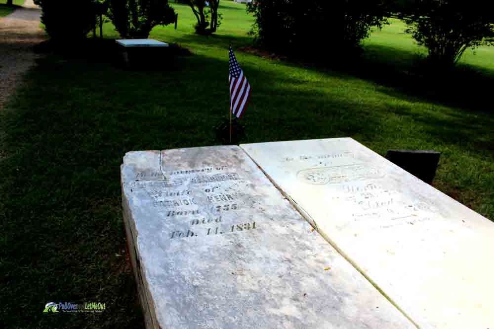 Patrick Henry's grave Patrick Henry's Red Hill PullOverandLetMeOut