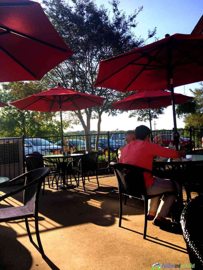 outdoor seating NC Farmers' Market Restaurant PullOverandLetMeOut