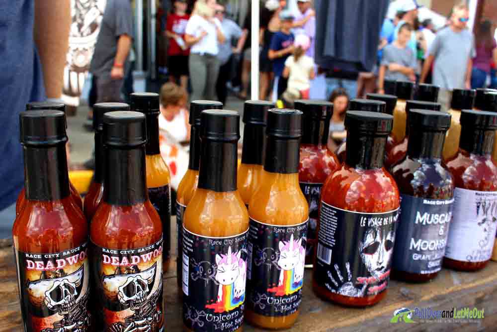 NC Hot Sauce Festival Unicorn PullOverandLetMeOut