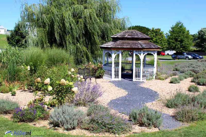 Gazebo at White Oak Lavender PullOverandLetMeOut