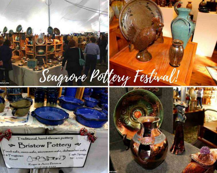 Seagrove Pottery Festival collage PullOverandLetMeOut