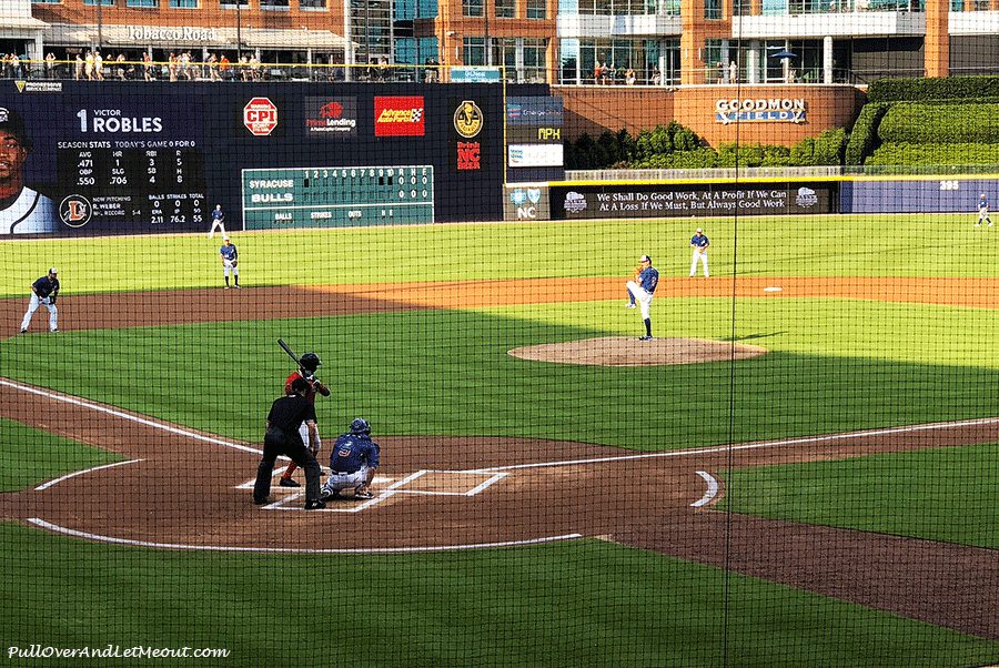 I created one of the nicest looking Minor League Parks I've ever seen. Durham  Bulls Athletic Park. : r/MLBTheShow