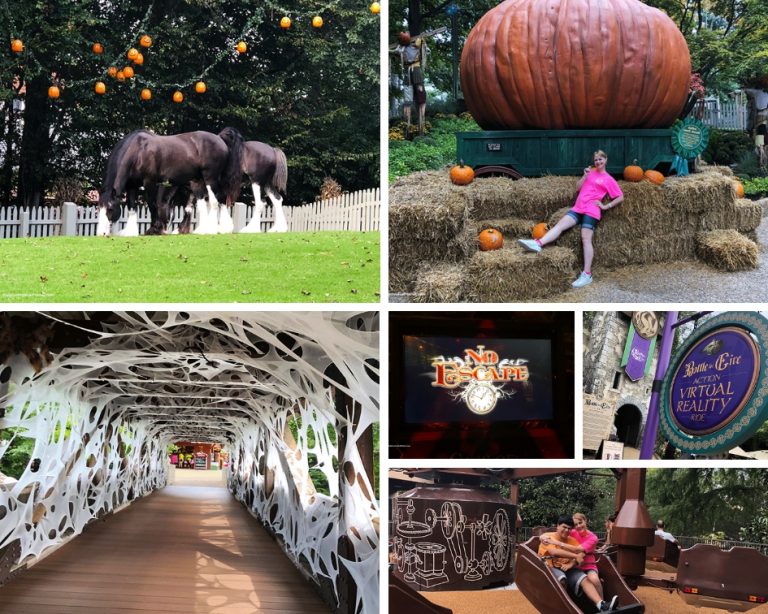 Busch Gardens Howl-O-Scream PullOverAndLetMeOut collage