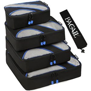 BAGAIL 6 Set Packing Cubes,Travel Luggage Packing Organizers with Laundry Bag