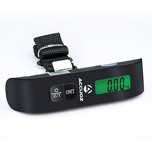 Accuoz Digital Luggage Scale w/LCD Backlight. Portable Best for Travel, 110lbs - Image 4