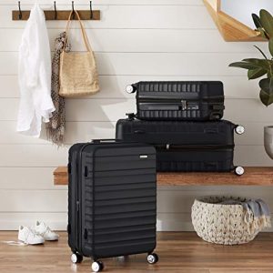 Amazon Basics Premium Hardside Spinner Luggage with Built-In TSA Lock