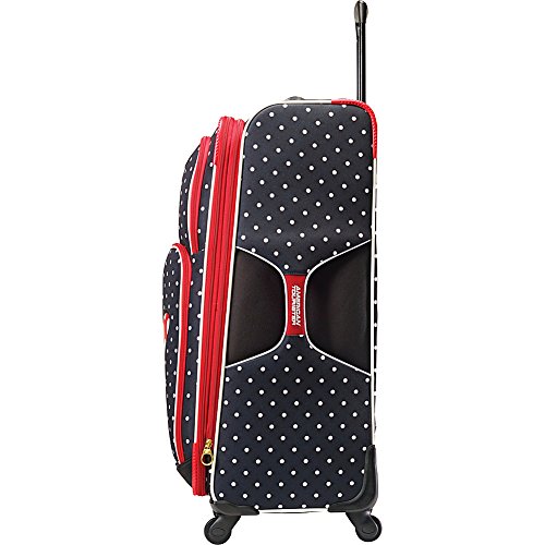 American Tourister Disney Mickey Mouse Multi-Face Softside Spinner 28 with Matching ID Tag - Image 5