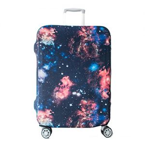 Cute 3D Abstract Sunflower Pattern Luggage Protector Travel Luggage Cover Trolley Case Protective Cover Fits 18-32 Inch 