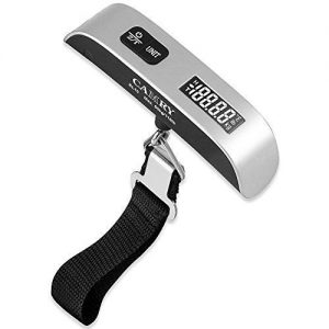Camry Digital Luggage Scale, Portable Handheld Baggage Scale for Travel, Suitcase Scale with hook,110 Pounds, Battery…