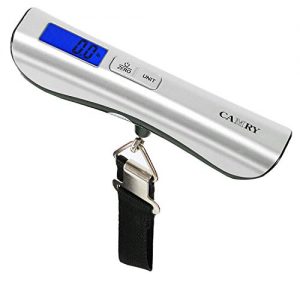 Camry Luggage Scale 110 LBS Capacity Large and Blue Backlight LCD Display
