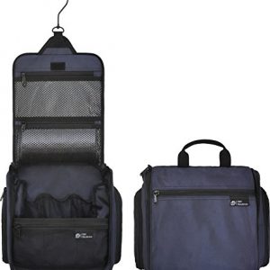 Hanging Travel Toiletry Bag for Men and Women – Large Cosmetics, Makeup and Toiletries Organizer Kit with 19…