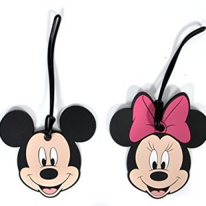 Disney Mickey and Minnie Mouse Suitcase Luggage ID Tags