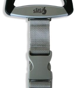 EatSmart Precision Voyager Digital Luggage Scale w/ 110 lb. Capacity & SmartGrip, Gray