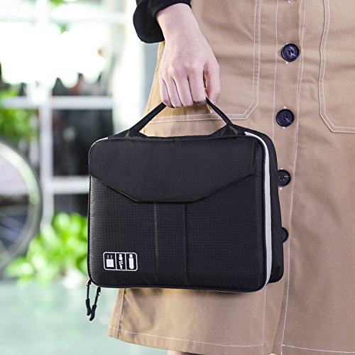 Electronics Organizer, Jelly Comb Electronic Accessories Cable Organizer Bag Waterproof Travel Cable Storage Bag for… - Image 7