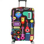 Zhongji Luggage Cover Trolley Case Protective Cover Sunflower Protective Washable Suitcase Cover Suitcase Protector 