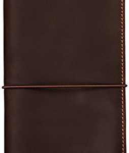Genuines Long Leather Travel Wallet – Boarding Pass Passport Holder with Strap