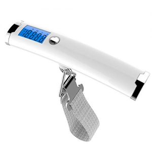 JOOKKI Digital Luggage Scale, Suitcase Weight Scale 110lb/50kg,Portable Hanging Scale for Travel,Baggage