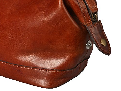 Leather Shaving Kit Bags For Men | Large Top Opening Helps You Find Items Quicker – Perfect Gift ...