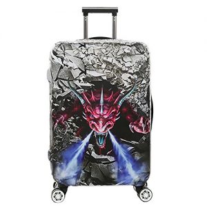 Luggage Cover Protective SINOKAL 3D Suitcase Protector Covers with Zipper for Travel 20 24 26 28 29 30 31 inch (Only…