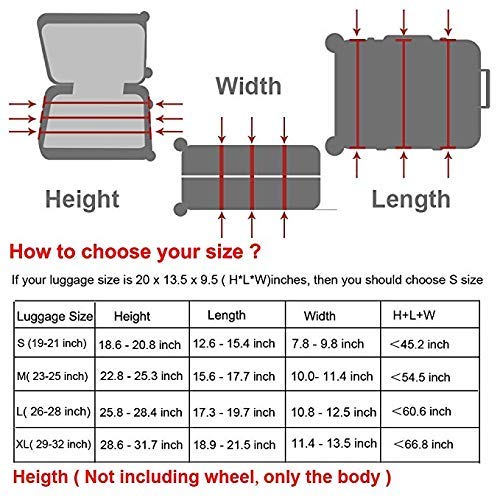 xl suitcase size