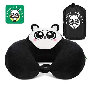 Memory Foam Neck Pillow Kid Head Chin Support Cozy Pillow U Shaped Cushion Plush for Car Airplane Travel Train Seat for…