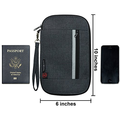 NeatPack Rfid Travel Wallet, Document Organizer & Passport Holder, Black - Image 6
