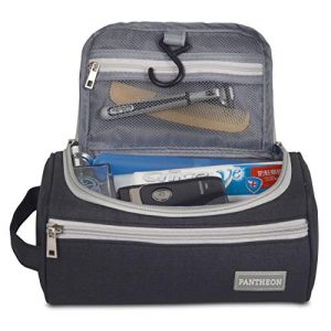 Pantheon Toiletry Organizer Wash Bag Hanging Dopp Kit Travel for Bathroom Shower