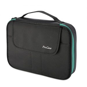 ProCase Universal Electronics Accessories Organizer Bag, Double Layer Travel Gadgets Cable Carrying Case Multifunction…