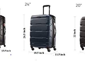 Samsonite Omni PC Hardside 3 Piece Set 20 24 28 Spinner