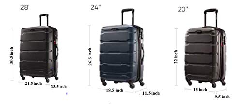 samsonite omni pc expandable hardside luggage set