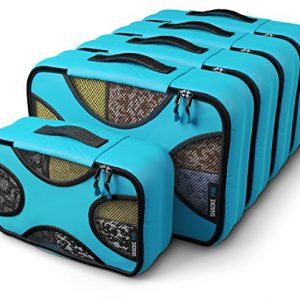 Shacke Pak - 5 Set Packing Cubes - Medium/Small – Luggage Packing Travel Organizers