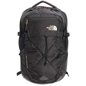 The North Face Women's Solid State Laptop Backpack, Black/Rose Gold