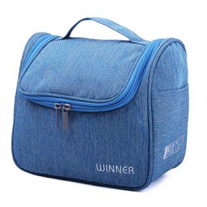 Toiletry Bag Hanging Travel Toiletries Bag Waterproof Cosmetic Bag for Men and Women in Gym/Travel/Family (Purple)