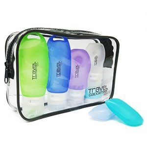 Travel Bottles - TSA Approved 3 oz Travel Containers, Leakproof Travel Tubes TSA Approved Toiletry Bag Cream Jar…