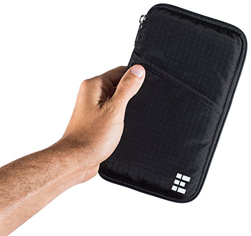 Travel Wallet & Family Passport Holder w/RFID Blocking- Document Organizer Case - Image 3