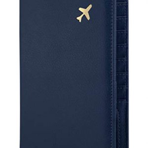 Passport Holder by POCKT - RFID Blocking Travel Wallet for Safe Trip, Document Organizer + Gift Box