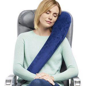 Travelrest All-in-ONE Travel, Neck & Body Pillow - Attaches to Airline or Car Seat - Best for Airplane, Auto, Bus, Train…