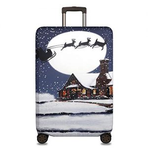YEKEYI Travel Suitcase Protector Zipper Suitcase Cover Washable Print Luggage Cover 18-32 Inch NEW