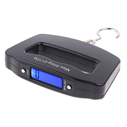 iKKEGOL Digital 50kg/110lb 10g Hanging Weight Electronic LED Travel Luggage Scale,Hand Scales for Travel Baggage Weight - Image 5