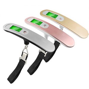 mingshang Portable Digital Luggage Scale Handheld Baggage Weight 110LB Travel