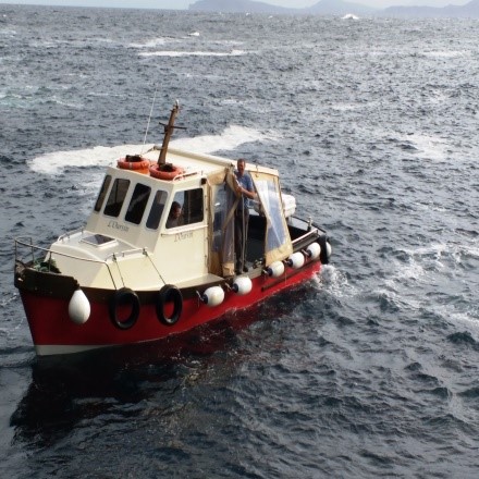 Skellig Michael boat PullOverAndLetMeOut Katrina Morocco